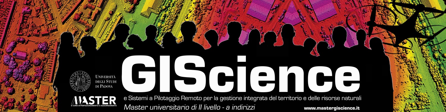 Master GIS Science e droni